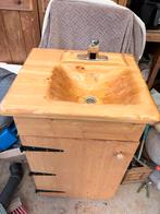 Mobiele wastafel met waterwarmer en sensorkraan (NIEUW), Doe-het-zelf en Verbouw, Sanitair, Ophalen, Nieuw, Rvs, Wastafel