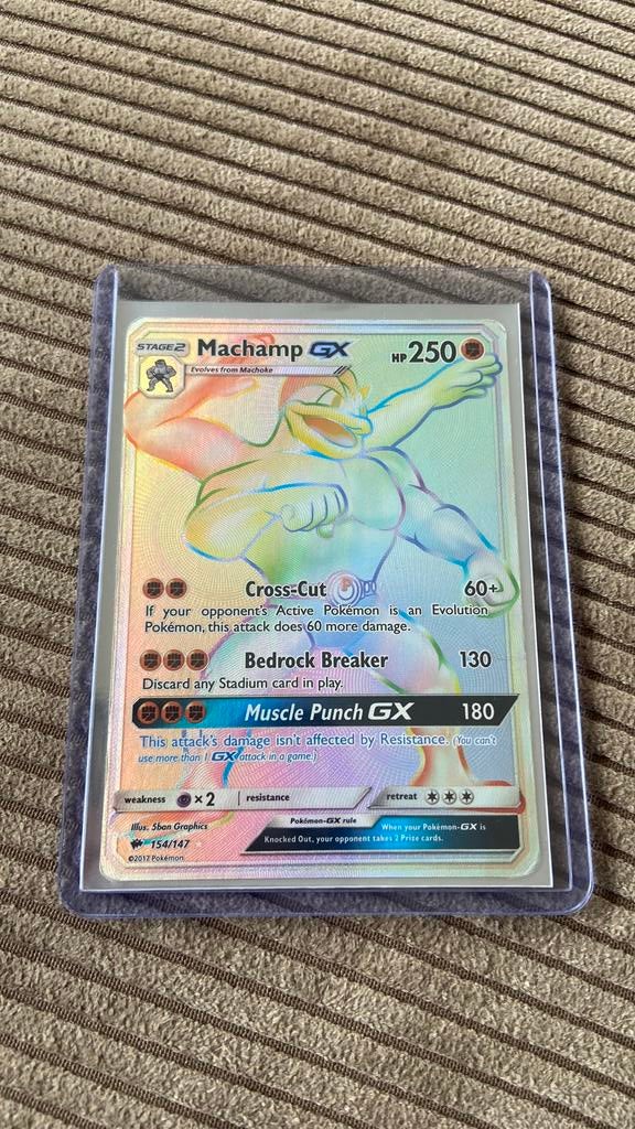Machamp GX rainbow, Ophalen, Gebruikt, Losse kaart