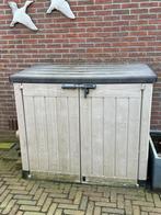 Kunststof Tuinberging, Ophalen, Gebruikt, Kunststof, Fietsenberging