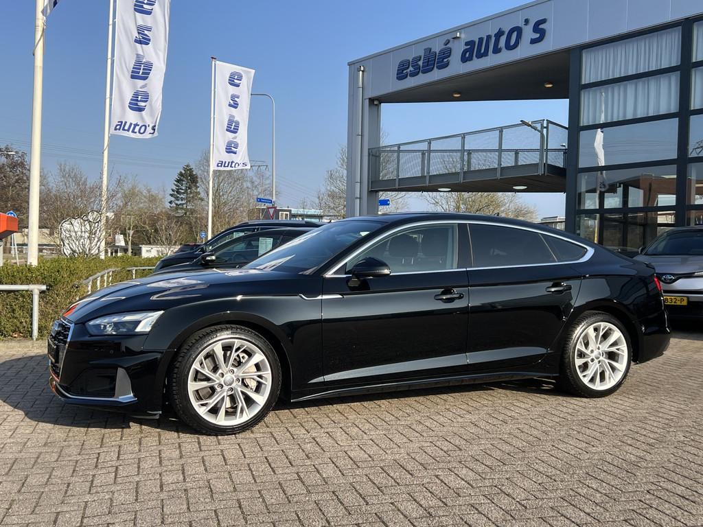 Audi A5 Sportback 45 TFSI 245 pk Quattro Sport Automaat Trek, Automaat, Gebruikt, 4 cilinders, Zwart
