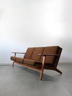 Vintage Deense designbank, model GE-290 door Hans J Wegner, Ophalen, Gebruikt, Geen, 150 tot 200 cm
