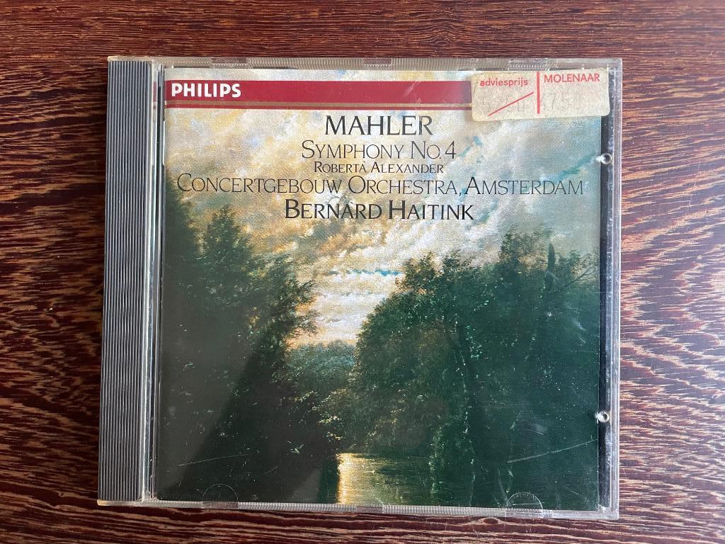 Mahler - Symphony No.4 / Haitink, Cd's en Dvd's, Ophalen of Verzenden, Romantiek, Zo goed als nieuw, Orkest of Ballet