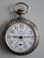 Zakhorloge Roskopf ( J.Tollet ) ., Ophalen of Verzenden, Zilver, Overige merken
