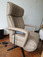 Velderhof sta-op stoel, licht beige leer, Ophalen, Overige kleuren, Leer, Zo goed als nieuw