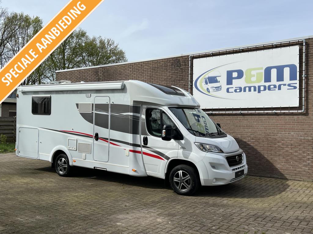 Sunlight T69L | Queensbed | luchtvering | 16 lm velgen, Caravans en Kamperen, Campers, Sunlight, Startonderbreker, Fiat, 7 tot 8 meter