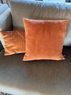 Kussens “Claudi”, Ophalen of Verzenden, Zo goed als nieuw, Oranje, Vierkant