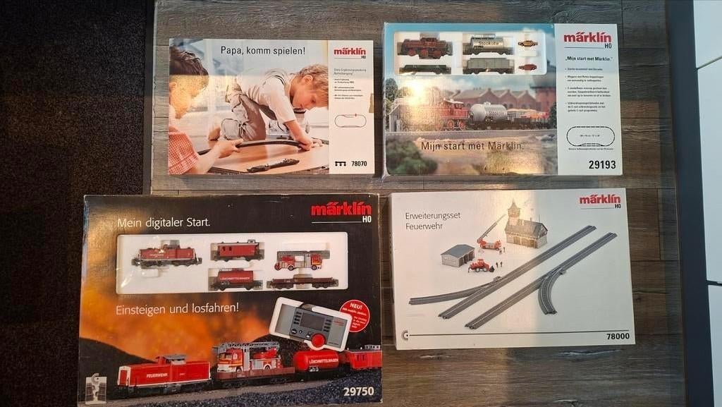Diverse Märklin H0 treinsets met extra rails en wissels, Hobby en Vrije tijd, Modeltreinen | H0, Ophalen, Wisselstroom, Märklin