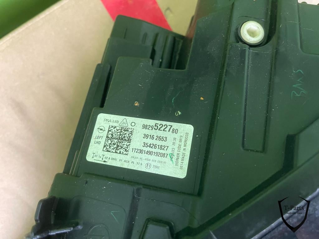 opel corsa f koplamp 9829522780 links lamp, Info@fabrikant.eu, Opel, Ophalen of Verzenden, Fabrikantstraat 1
1000 AA  Amsterdam