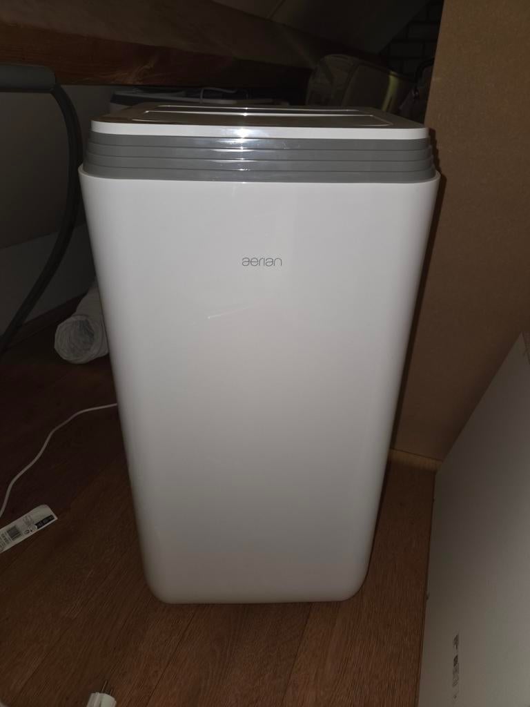 2 x Mobiele airco - Aerian - Wit, Witgoed en Apparatuur, Airco's, Gebruikt, Mobiele airco, Minder dan 60 m³, 3 snelheden of meer