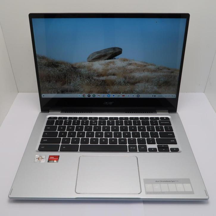 Acer Chromebook Spin 514 AMD Athlon/ 8GB/ 64GB Touchscreen, Computers en Software, Chromebooks, Zo goed als nieuw