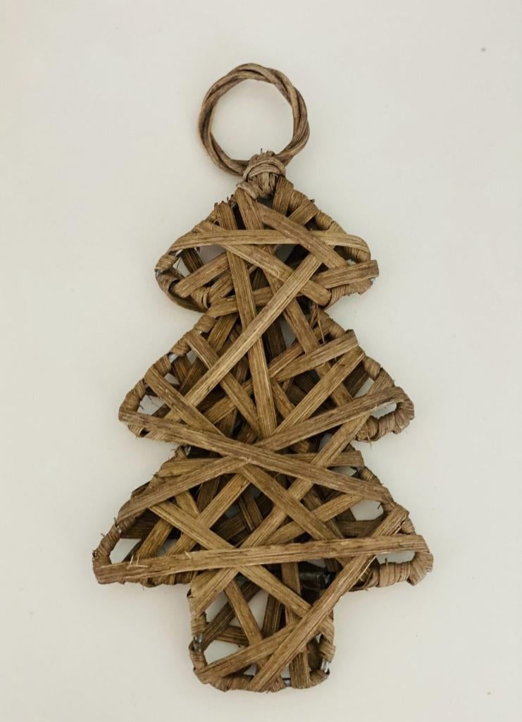 Rotan kerstboompjes (5 stuks), Diversen, Kerst, Ophalen, Nieuw