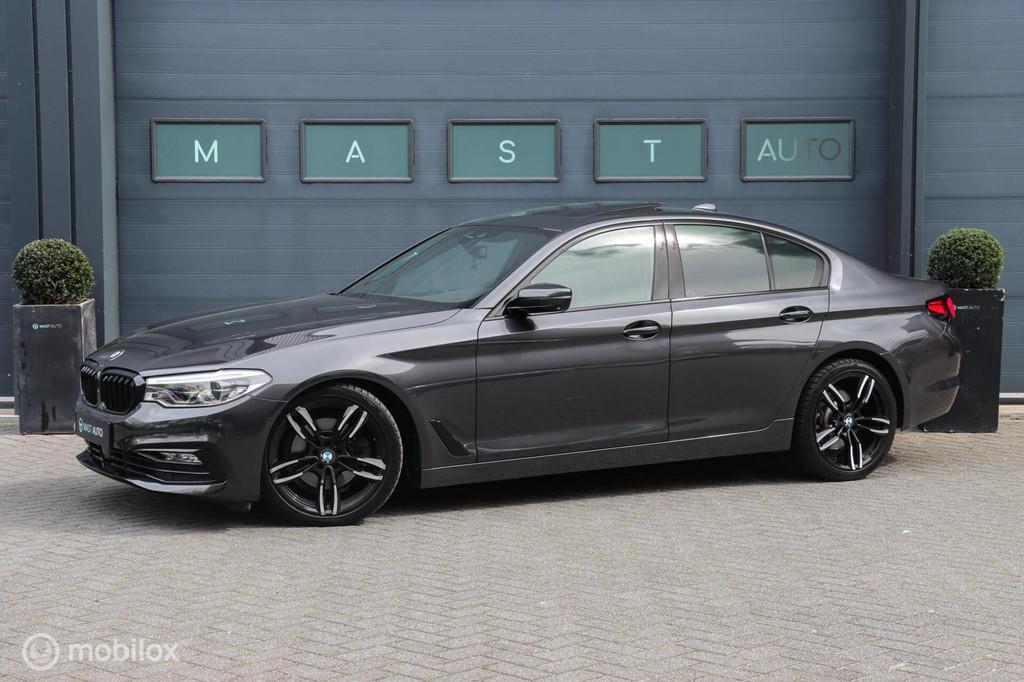 BMW 520d High Exe|Comfort stoel|Pano|360cam|Leder|Memory, Automaat, Achterwielaandrijving, Bedrijf, Diesel