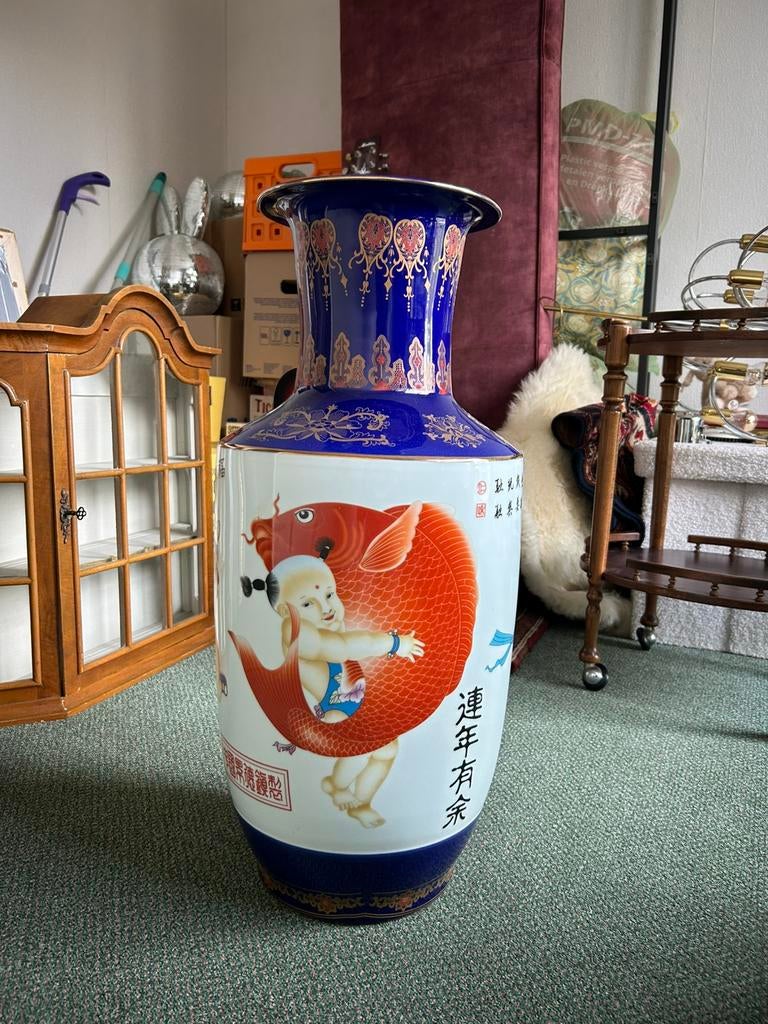 Antieke Chineze vaas 60cm hoog!, Antiek en Kunst, Ophalen of Verzenden