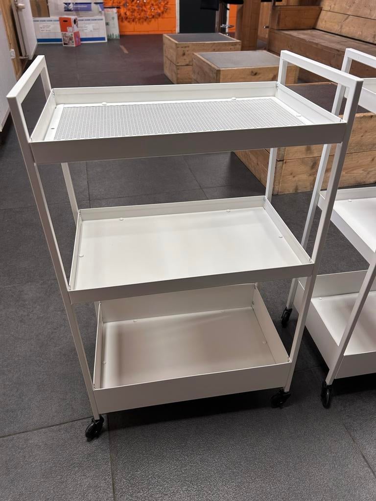 3x IKEA Nissafors trolley - Zo goed als nieuw, Ophalen, Zo goed als nieuw