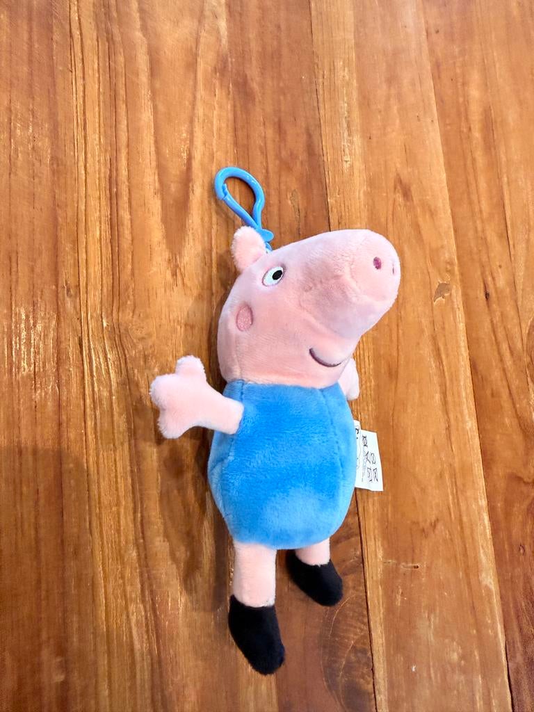 Peppa Pig George knuffel - Sleutelhanger, Gebruikt, Overige typen, Ophalen of Verzenden, Peppa Pig
