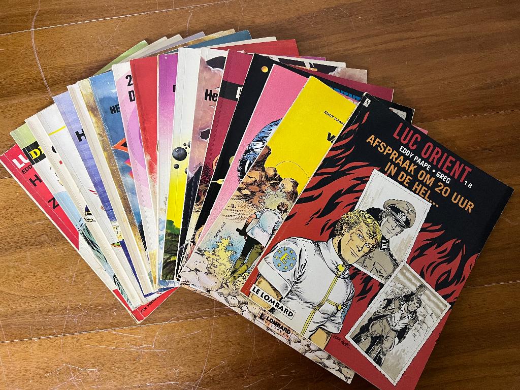 Luc Orient serie 1 t/m 18 compleet en erg netjes, Complete serie of reeks, Ophalen of Verzenden, Zo goed als nieuw