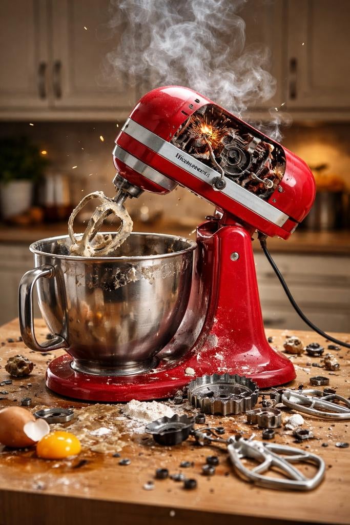 Gezocht: Defecte of kapotte KitchenAid mixers, Ophalen of Verzenden, Niet werkend