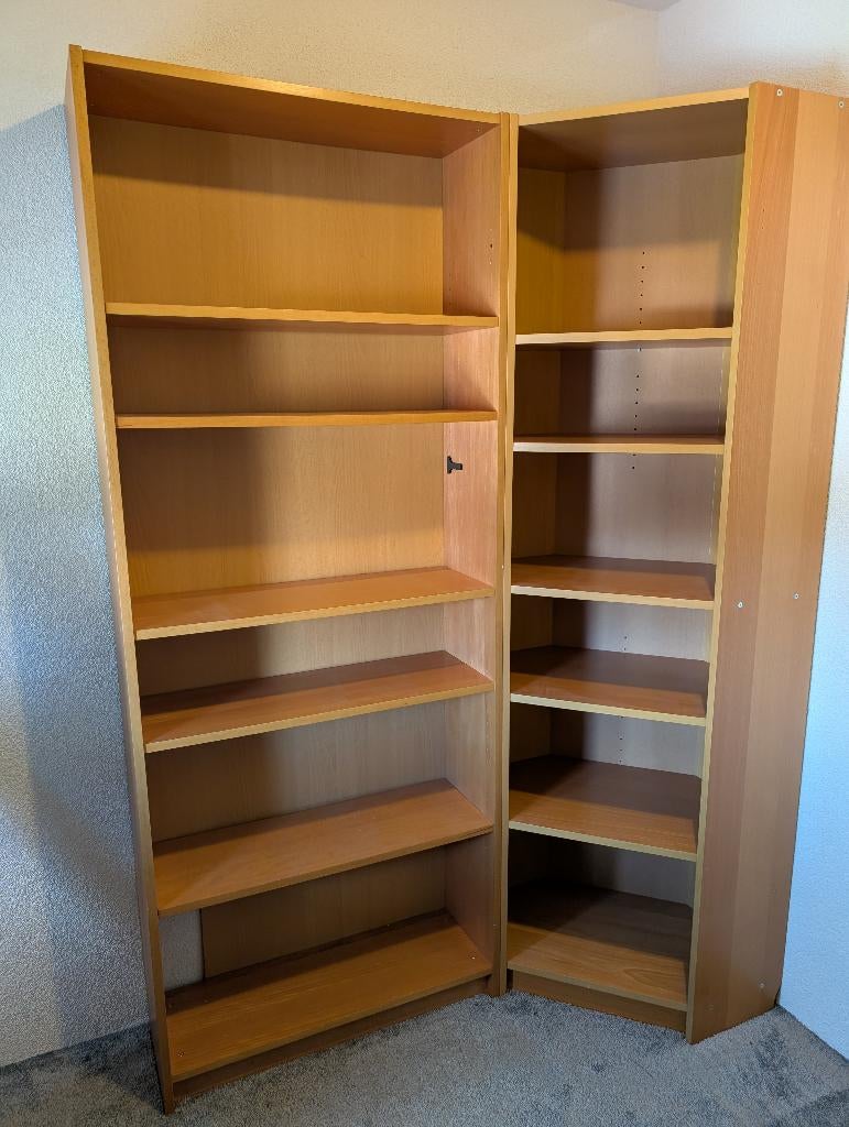 Ikea Billy Boekenkast met Hoekdeel, Ophalen, Met plank(en), Gebruikt, 200 cm of meer