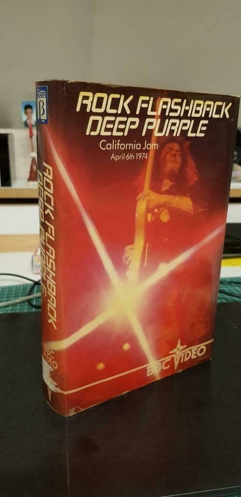 Deep Purple - California Jam Betamax Videotape, Alle leeftijden, Ophalen of Verzenden, Gebruikt
