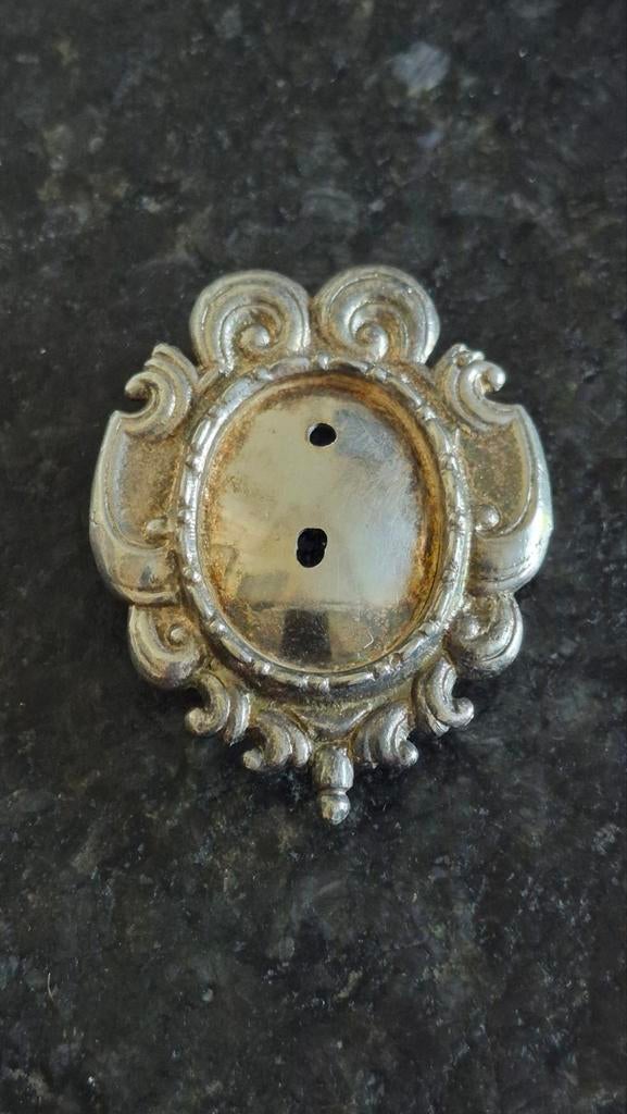 Pré40. Cavalerie . Zilveren Ornament voor zilveren giberne, Ophalen of Verzenden