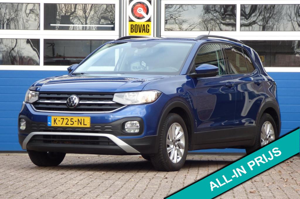 Volkswagen T-Cross 1.0 TSI Life, Gebruikt, 95 pk, Blauw, Bedrijf