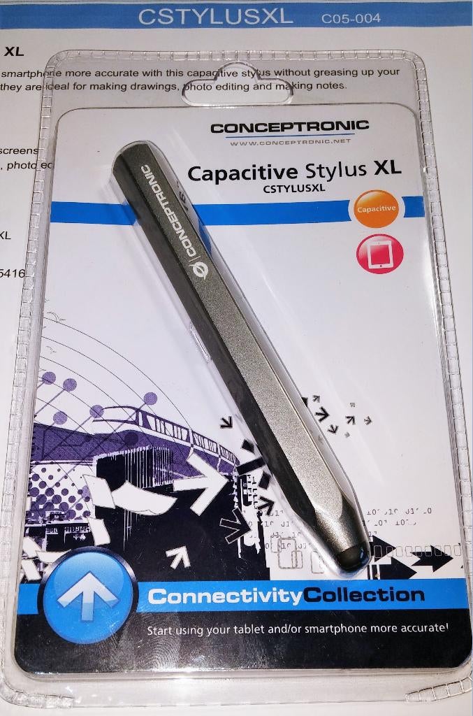Conceptronic XL Stylus Pen Teken Tablet CSTYLUSXL Potlood, Computers en Software, Tekentablets, Ophalen of Verzenden, Nieuw