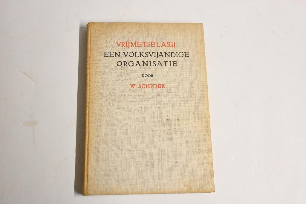 1941 uitgeverij westland vrijmetselarij w.schwier, Ophalen of Verzenden, Landmacht, Nederland, Boek of Tijdschrift