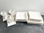 NIEUW Malacasa servies, wit, 30-delig, Ophalen, Nieuw, Effen, Porselein