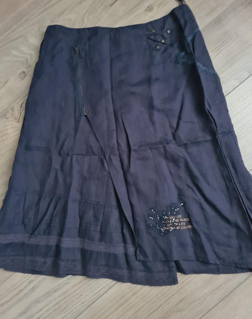 Nieuw open end rok grijs maat 46, Kleding | Dames, Grote Maten, Verzenden, Nieuw, Grijs, Rok