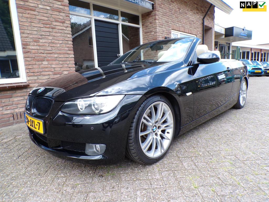 BMW 3-serie Cabrio 335i Automaat / Leder / Navi / Clima / De, Automaat, Achterwielaandrijving, Gebruikt, Beige