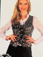 Glitter feest kleding dames gilet met ketting, Kleding | Dames, Gelegenheidskleding, Overige typen, Zwart, Maat 42/44 (L), Nieuw
