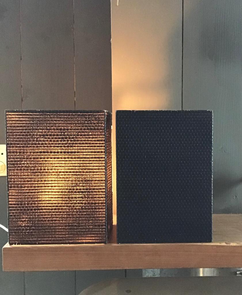 IKEA vintage wand-bedlampjes zwart, Ophalen of Verzenden, Gebruikt, Overige materialen, Scandinavisch design modern