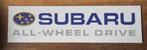 SUBARU reclamebordje, Ophalen of Verzenden, Auto's