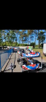 Kart kar pitkar kart opslag voor twee karts, Ophalen, Gebruikt, Kart