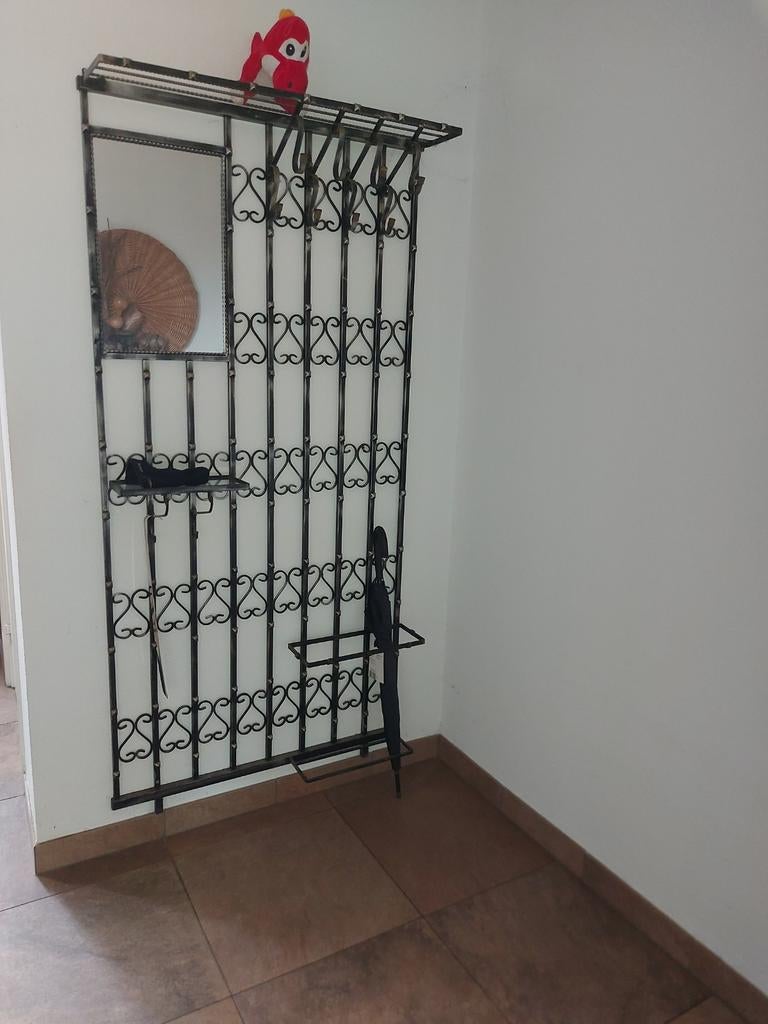 Kapstok smeed  ijzer antiek8, Ophalen of Verzenden