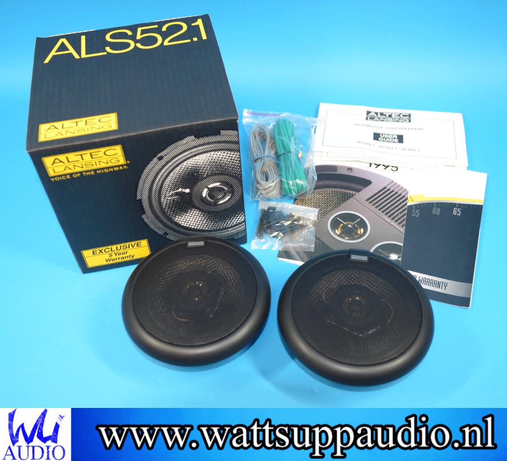 ALTEC LANSING ALS52.1 Coaxial speakers 13cm / 5.25'', Auto diversen, Autospeakers, Nieuw, Ophalen of Verzenden, ., Support@alteclansing.com