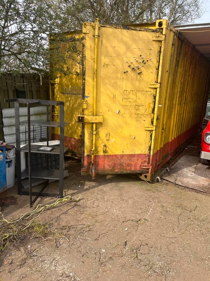 Gele opslagcontainer, Doe-het-zelf en Verbouw, Containers, Ophalen