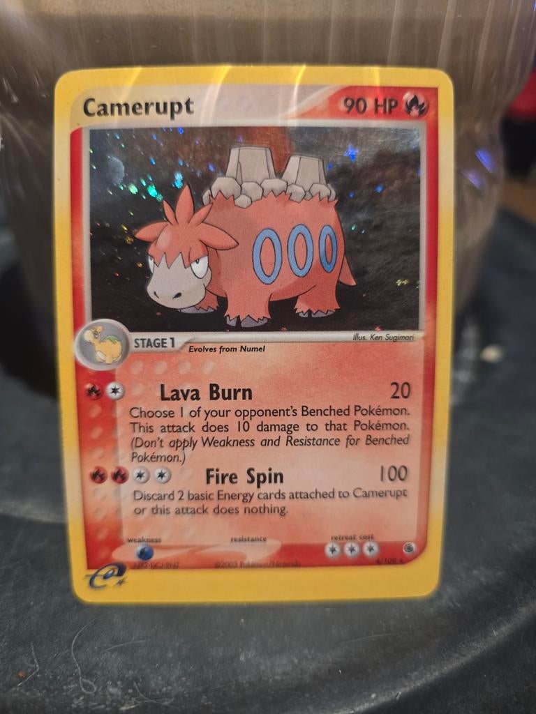Pokémon Camerupt kaart, Ophalen of Verzenden