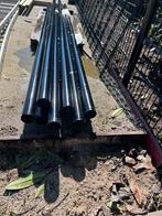 Ronde buis o60.3x1.75 - 2850 RAL 9005 Heras, Ophalen of Verzenden, Zo goed als nieuw