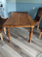 Gerecycled Teak houten eettafel 180 cm, Huis en Inrichting, Tafels | Eettafels, Ophalen, Rechthoekig, 50 tot 100 cm