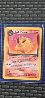 Dark Flareon Base Set First Edition Pokémon Kaart, Ophalen of Verzenden