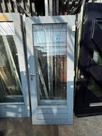 Buitendeur Blauw, Doe-het-zelf en Verbouw, Deuren en Horren, Ophalen, Gebruikt, 80 tot 100 cm, Buitendeur