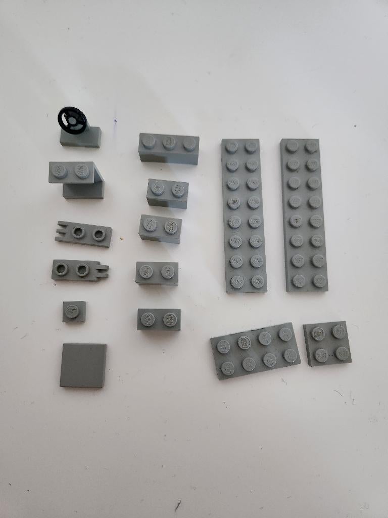 Lego grijs, Ophalen of Verzenden, Gebruikt, Losse stenen, Lego