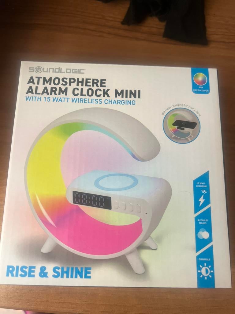 Nieuw draadloos wekker met verlichting, Ophalen of Verzenden, Nieuw