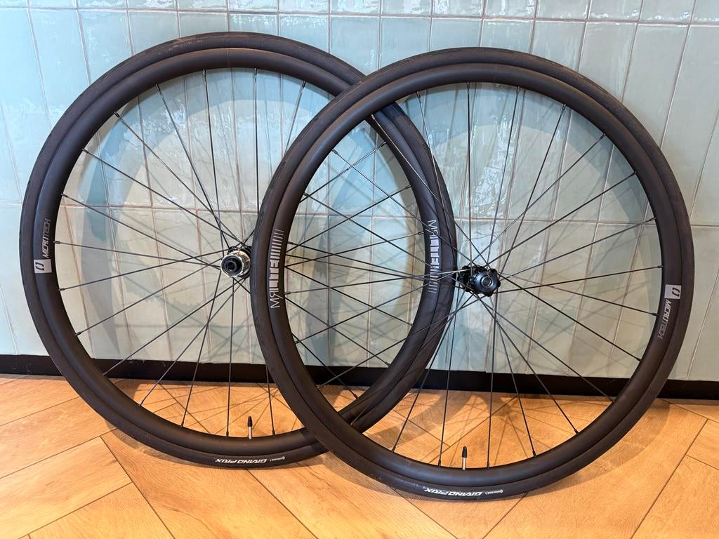 Nieuwe wielset Microtech MR Lite Wheels Shimano 12 spd, Fietsen en Brommers, Fietsonderdelen, Nieuw, Wiel, Aluminium, Racefiets