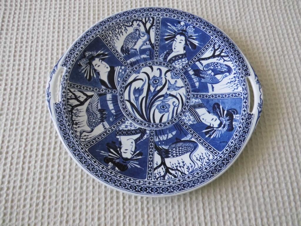 Societe Ceramique  taartschaal NIPPON, Antiek en Kunst, Verzenden