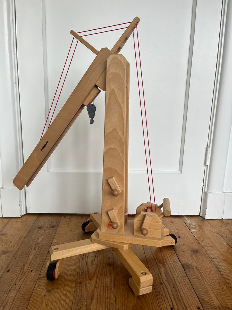 Fagus houten hijskraan, Ophalen of Verzenden, Zo goed als nieuw