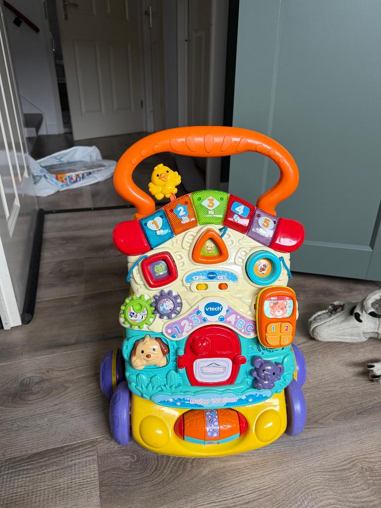 Loopwagen Vtech, Kinderen en Baby's, Speelgoed | Vtech, Ophalen, Gebruikt, 6 maanden tot 2 jaar