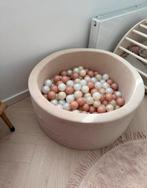 Moje ballenbak soft velvet beige met 150 ballen, Ophalen, Zo goed als nieuw, Jongen of Meisje