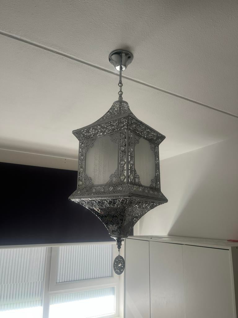 Plafondlamp in goede staat - Snel ophalen!, Ophalen of Verzenden, Gebruikt, Metaal